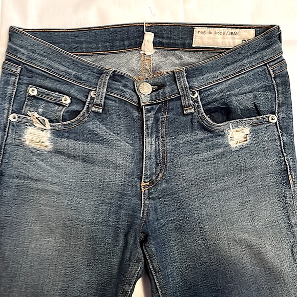 RAG & BONE Destroyed Skinny Jean // Size 25 - Picture 5 of 13